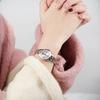 Casio SHEEN Solar Series Elegant Waterproof Solar Quartz Movement Stainless Steel Strap Japanese and Korean Watch Women's Watch SHE-4522SG-4A-person