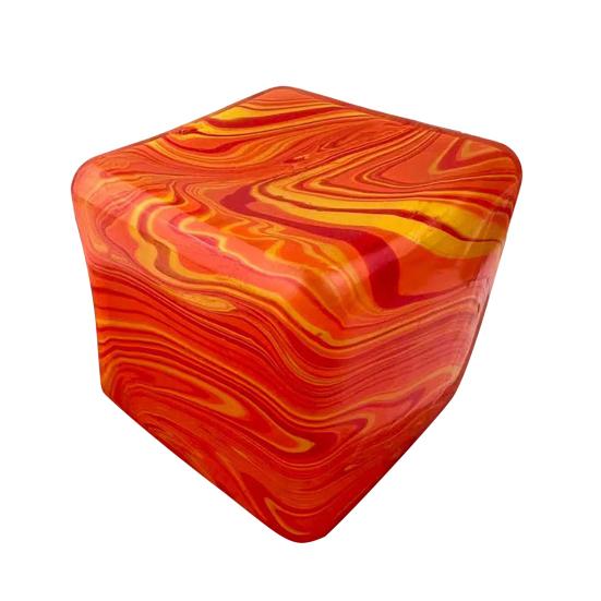 Decompression Flow Texture Cube Toy Anxiety Relief Stress Cube Squeeze Sensory Toy Slow Rising Office Workers Relaxation TPR Stress Ball
