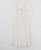 Selliteiljeu Sheer Ribbon Tie Dress_White