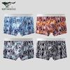 Seven Brand Men's Viscose Printed Boxer Briefs 4-Pack