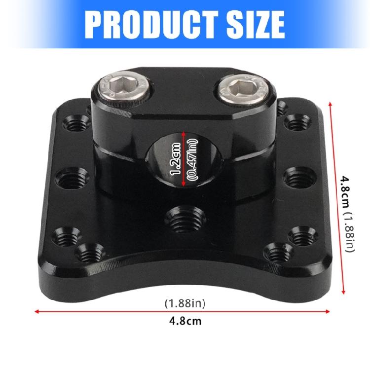 12mm Hole Diameter Aluminum Mount Motorbike Navigator Frame Mount Bracket for CRF1000L 2016-2019 Navigation Bracket