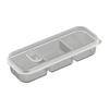 1/3/6Pcs Food Fruit Storage Box Multiple Compartments BPA Free Transparent Design Portable Refrigerator Freezer Organizer
