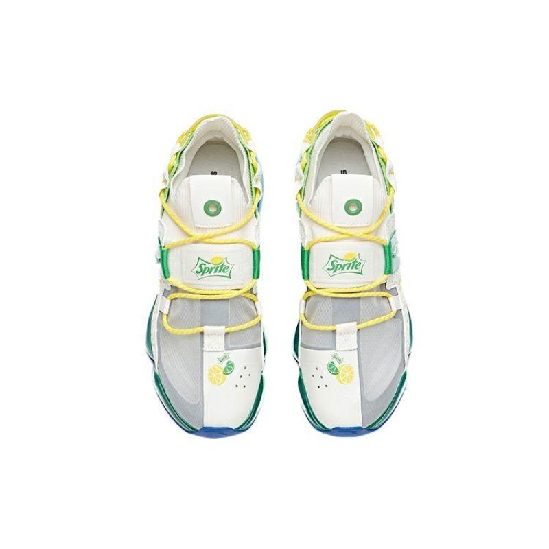 Anta Low Top Air Cushion Running Shoes Mens White Green 112025530-4