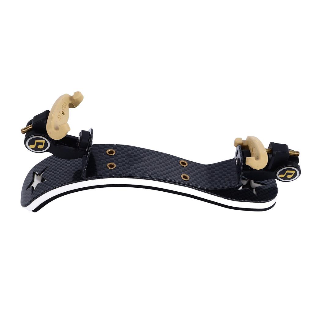 Violin Shoulder Rest Collapsible Height Adjustable Ergonomic Violin Shoulder Support for 12 Carbon