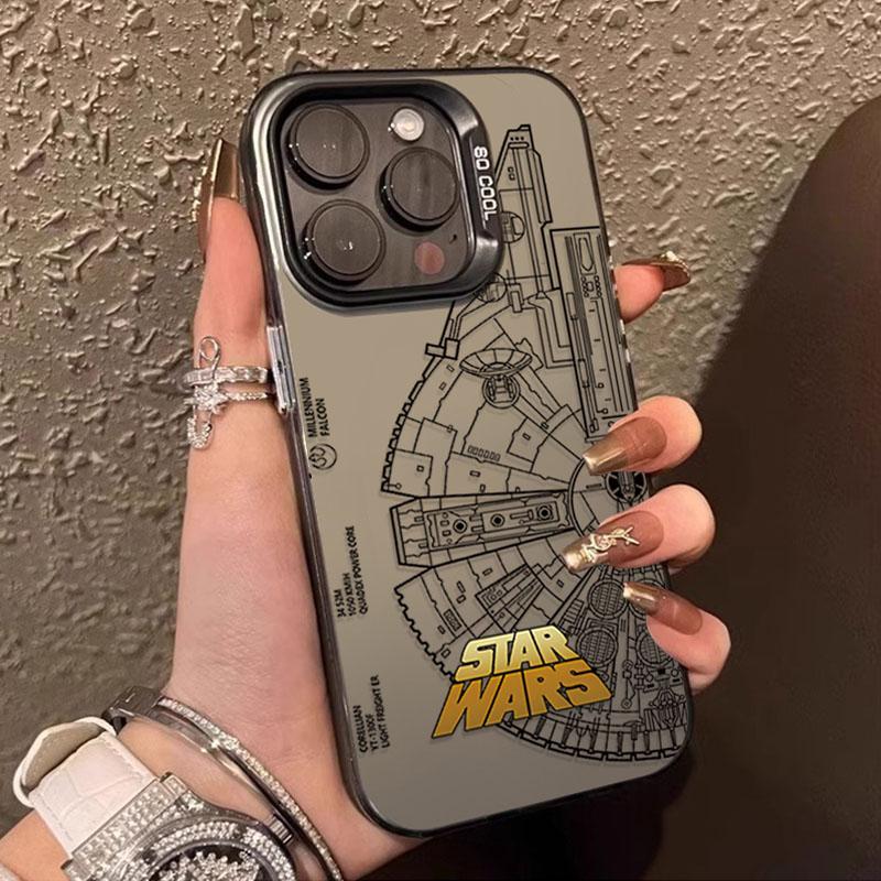 Stars W-Wars Darth Vader PC Case for Xiaomi POCO X6 X5 X3 NFC F3 F4 GT F5 F6 M6 Pro 4G M5S C65 Mi 13T 12T 14 13 12 11 Lite 5G NE