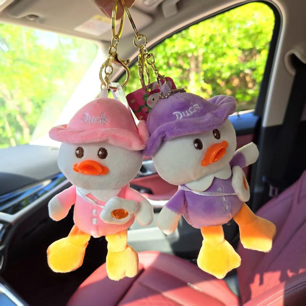 Viral Go-Go Duck Plush Toy: Cute Backpack Pendant & Internet-Famous Ornament