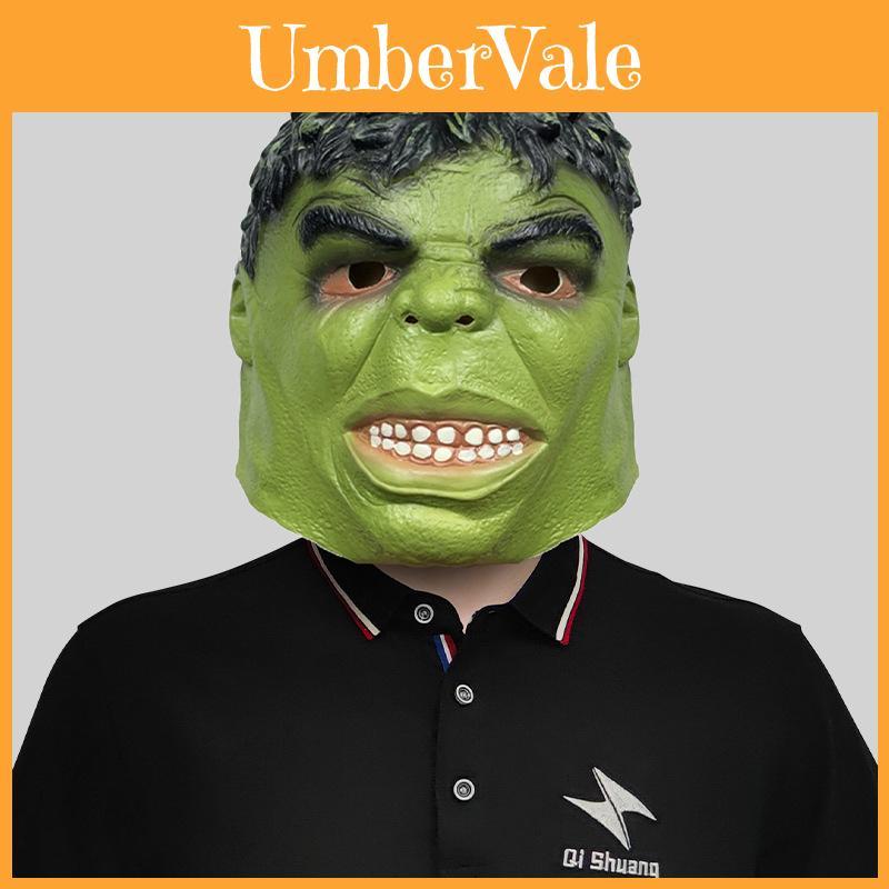 Marvel Hulk Costume Latex Mask For Halloween Party And Costume Fun Events