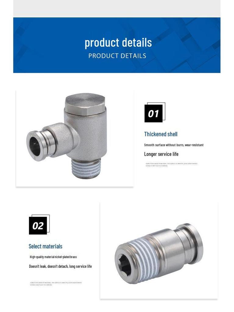 PISCO Japan Quick Couplings KC4/KOC6/KL6/KB6/KH6/KE6 Series Fittings