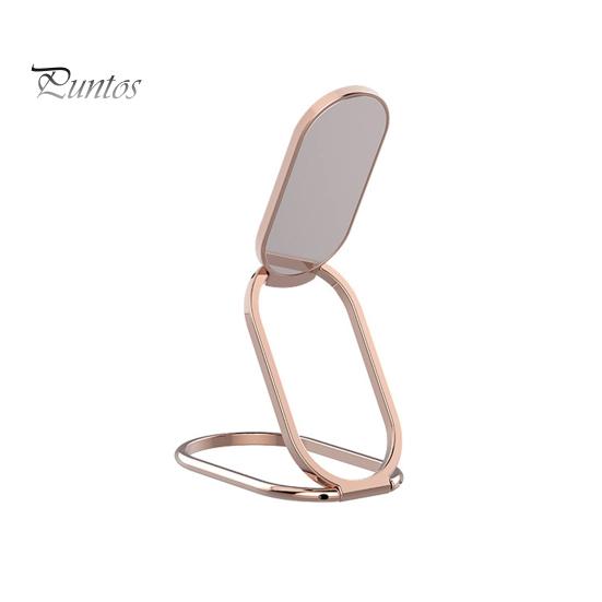 

Держатель для мобильного телефона, вращение на 360 градусов, многофункциональная пластиковая задняя ручка, складная подставка для мобильного телефона для планшетов розового золота