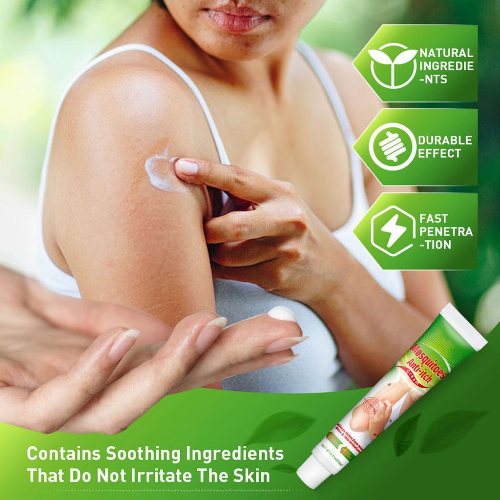 Anti Itching Cream Bite Relief Soothing Moisturising Itch Ointment for Mosquito Bites 20g
