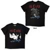The Cure Unisex Kol T-shirt The Head Tour '85 (Baksida Tryck) Svart (L)