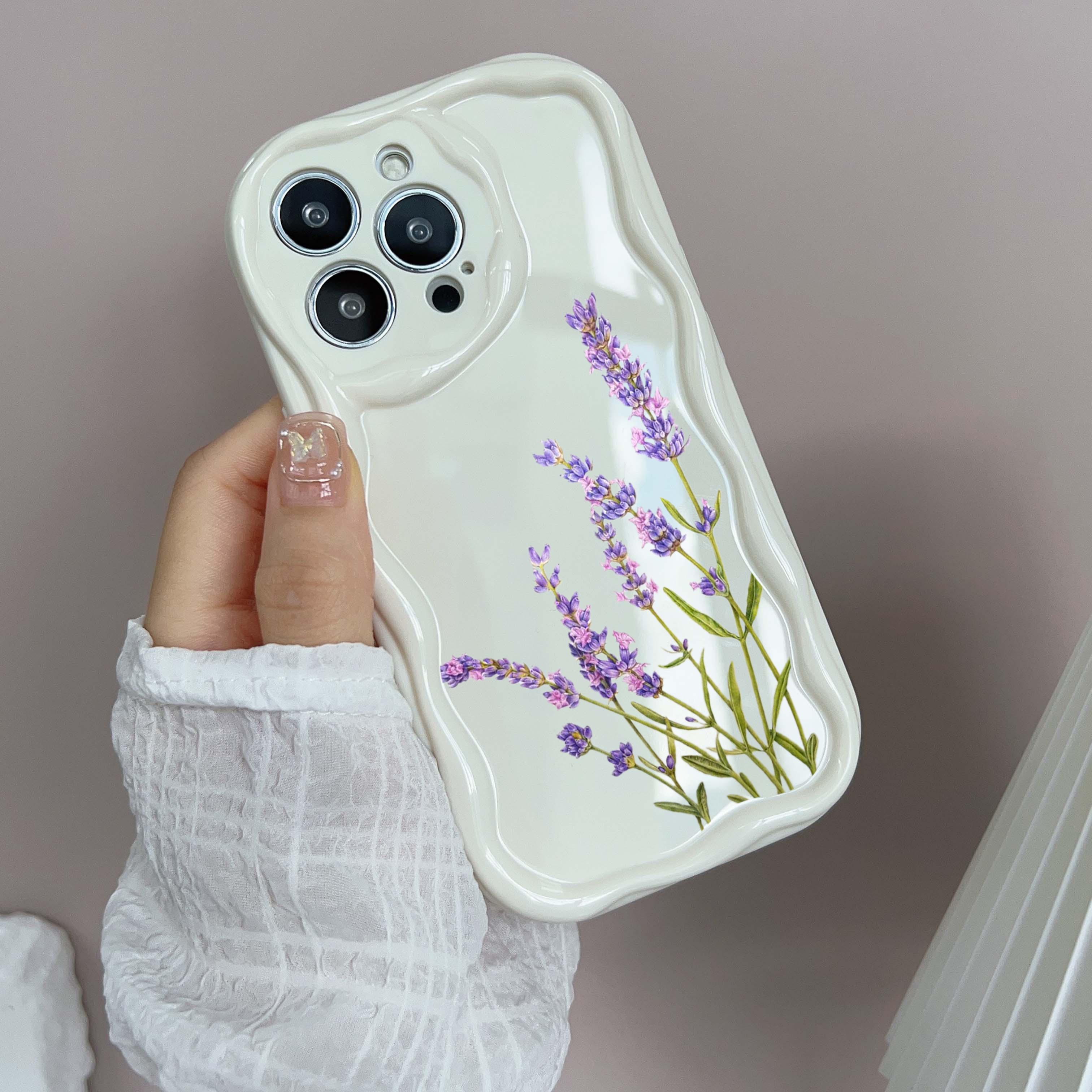 N86 Маленький свежий цветок бабочка Мягкие волнистые чехлы для телефонов для Samsung A54 — фото 5