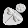 Libellen Fondant- & Schokoladenform zur Kuchendekoration