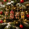 Decorative Miniature Pendants Goat Advent Calendar 2026, 24 Day Christmas Countdown with Unique Mini Pastoral Style Ornaments Figurines, Farmhouse