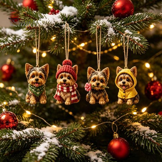 Decorative Miniature Pendants Goat Advent Calendar 2026, 24 Day Christmas Countdown with Unique Mini Pastoral Style Ornaments Figurines, Farmhouse