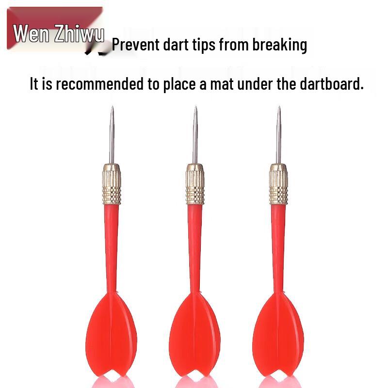 Beflocktes Dartscheibenset mit Darts