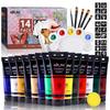 Cailèfú Waterproof Fade-Resistant Textile Pigment Set for DIY Graffiti Coloring
