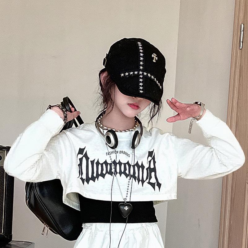 Cooles Hip Hop Jazz Tanzset für Mädchen - Trendiges zweiteiliges Set für Kinder für Frühling/Herbst 2025