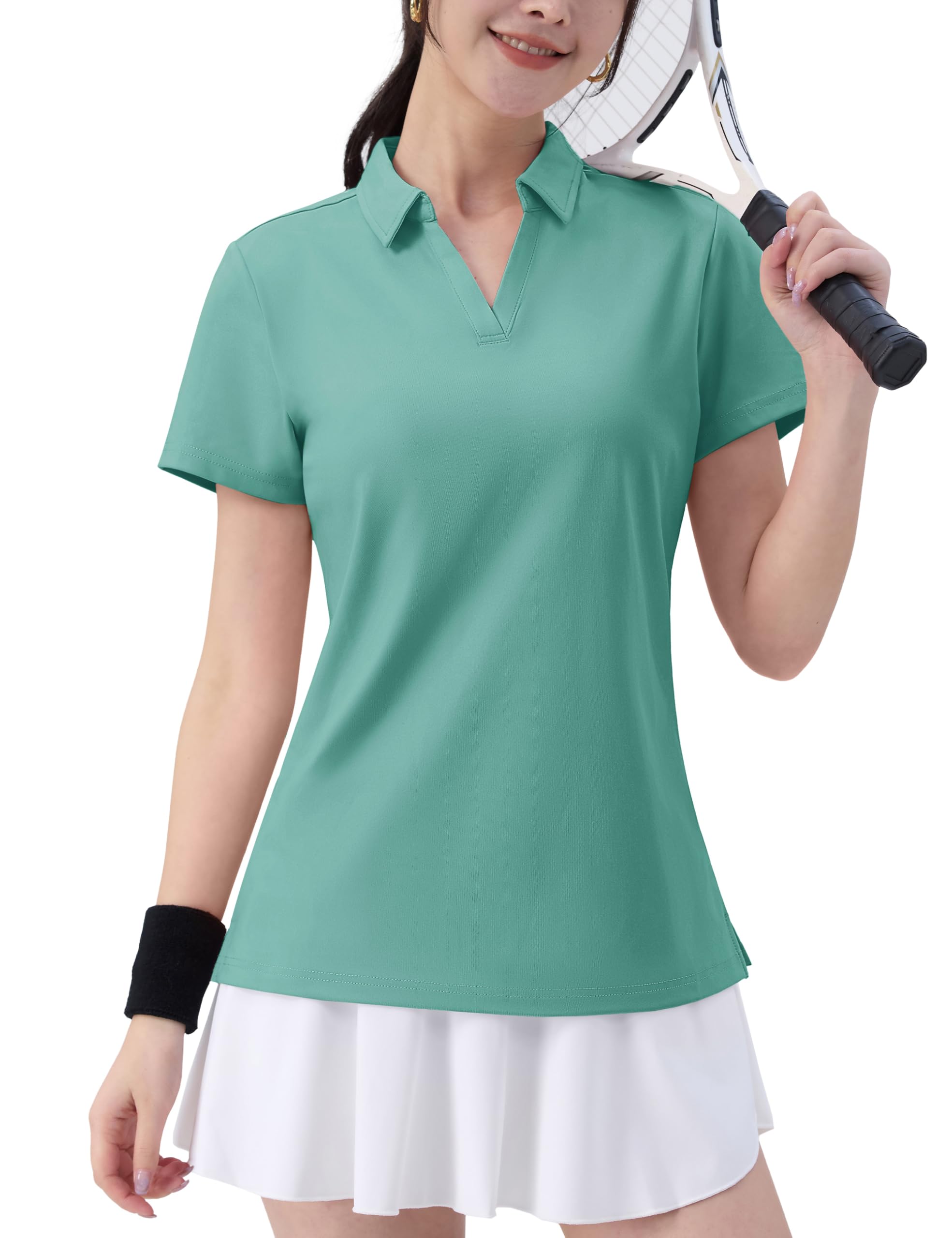 

летняя спортивная горная УФ-защита M [TACVASEN] женская футболка с коротким рукавом, полиэстер, быстросохнущая футболка, топ, защита, футболка, эластичная, для альпинизма, зелёный