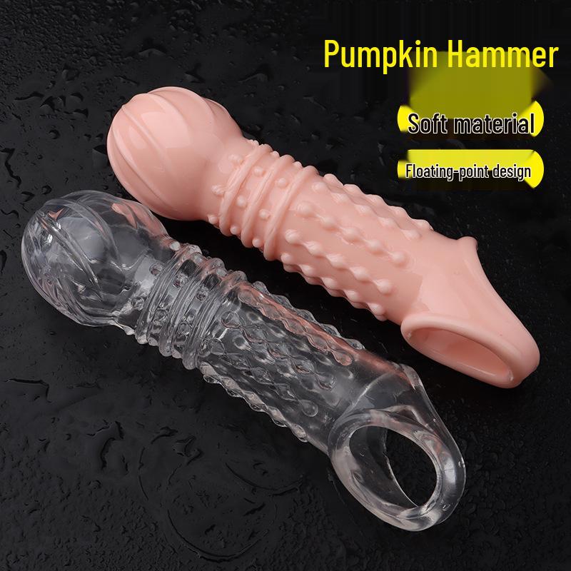 Butternut Hammer Silicone Wolf Tooth Cock Ring and Sleeve - Adult Men's Sex Toy