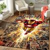 1Pc Iron Man Comic Book Rug, Office Carpet Indoor Outdoor Doormat, Non-Slip, Comfortable, Living, Christmas Halloween, Xmas Gift N1394