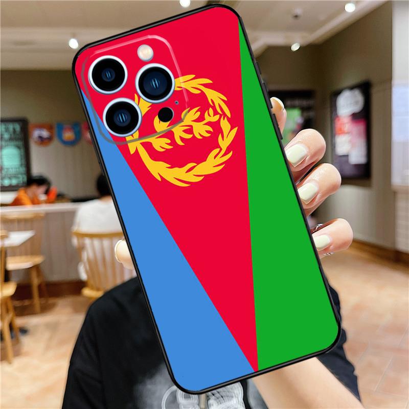 

Eritrea Flag Cool Case For iPhone 17 Pro Max 16 15 14 11 12 13 Mini Plus 16e 17 Air Bumper Cover Accessories iPhone 12