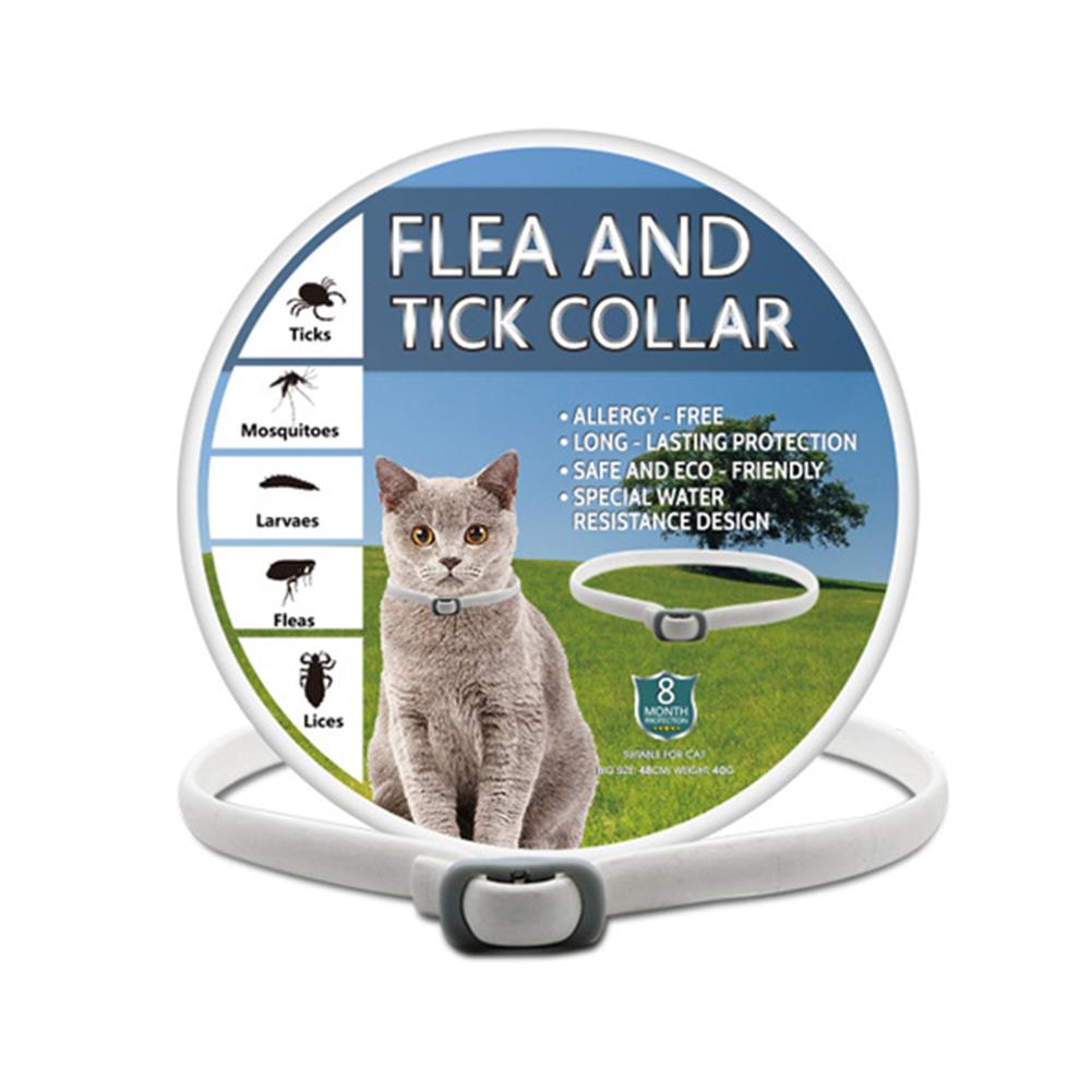 

Ошейник от блох и клещей, регулируемый ошейник для домашних животных, против блох и клещей, натуральный ошейник для профилактики блох и клещей для собак, кошек