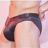 Men's Panties High Elastic Briefs Sexy Hollow Out Butt See Through Underwear U Convex Pouch Gay Underpants Male Lingeries