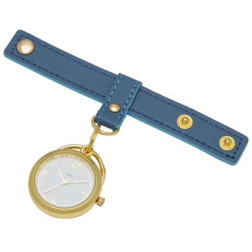 

Полевые женские аналоговые карманные часы с кожаным ремешком, Rollin Blue, MKK2510-5