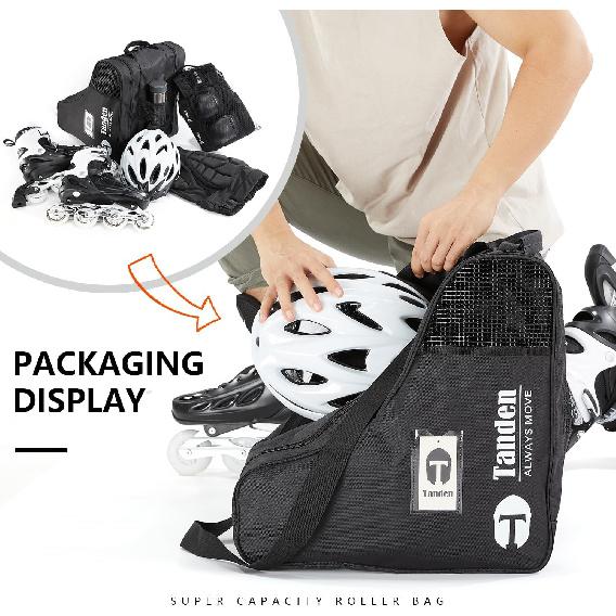 Roller Skate Bag Ice Skate Bag for Kids and Adult, Roller Blade Bag Figure Ice Skating Bag To Carry Ice Skates Inline Skate Bag