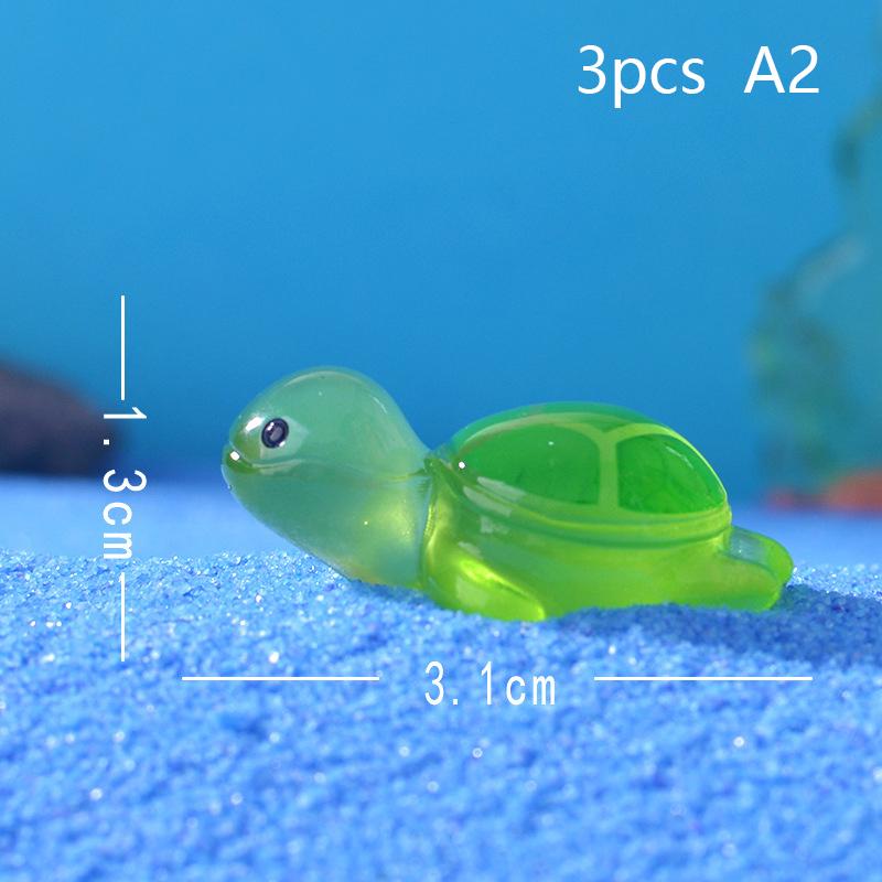 10Pcs Noctilucent Frog Doll House Miniatures Cute Fairy Garden Gnome Moss Terrarium Decor Crafts Bonsai Diy Supplies Figurine
