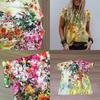 Women's Floral Print Short Sleeve Tops Featuring Soft Material For Ultimate Comfort