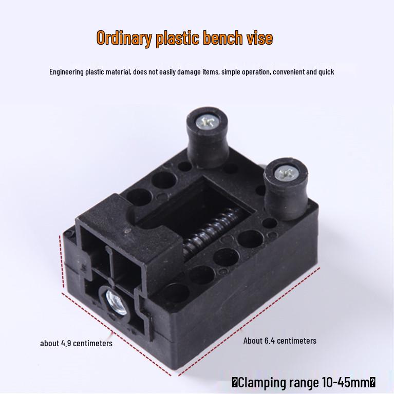Wenwan Mini Table Vise with Walnut Base for Pearl Beads Drilling and Fixing