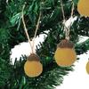 Filz Eichel Ornamente Herbst Thanksgiving Filz Eichel Anhänger Herbst Eichel Form Herbst Baum Schmuck Für Tür Fenster Treppengeländer