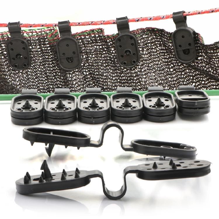 50pack Greenhouses Cooling Sunshades Net Fixing Clip Fence Net Fix Clamps Hook for Home and Professional Gardening Use