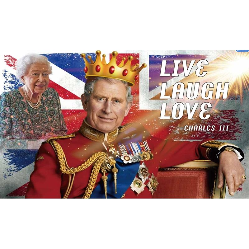 Limited Edition Britain New King Charles 111 Flag Perfect For Celebrating!