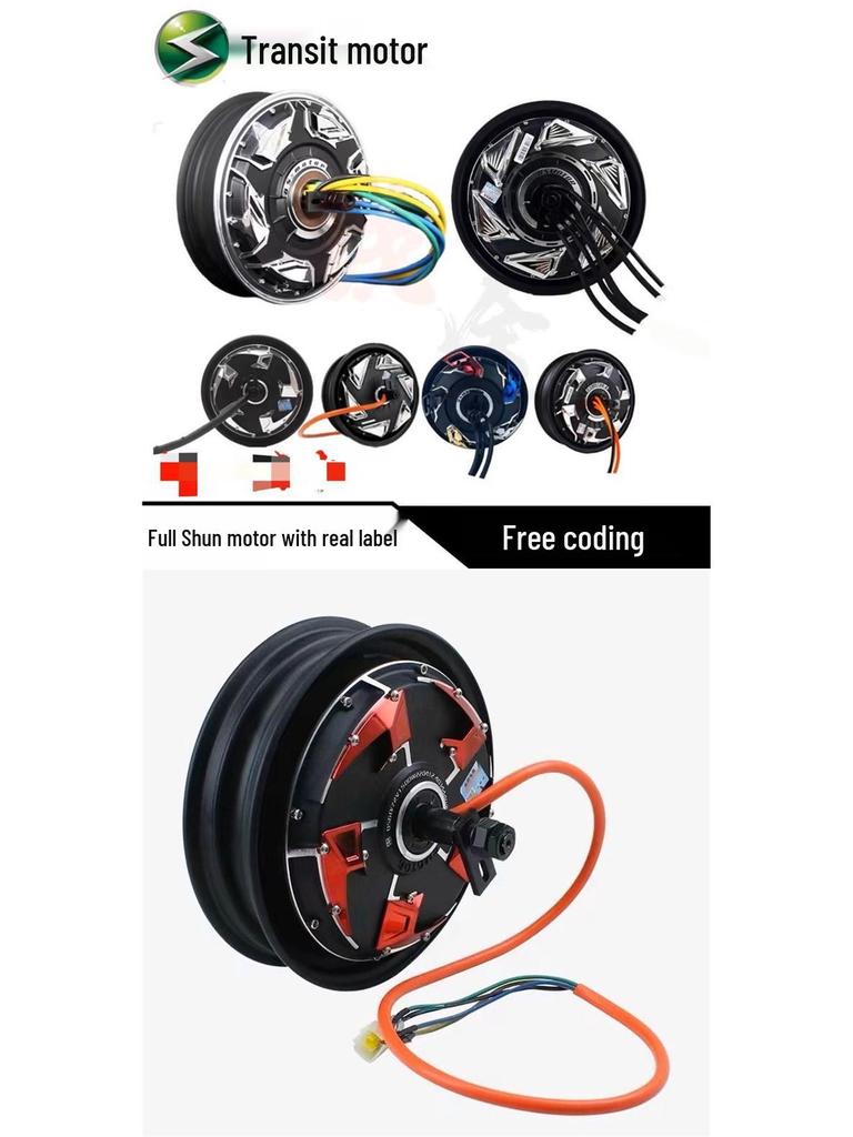 Jieshun Motor Commemorative Tile Edition: 10"/12" Fourth Gen 1500/2000/3000W & Fifth Gen 7-wire 5000W