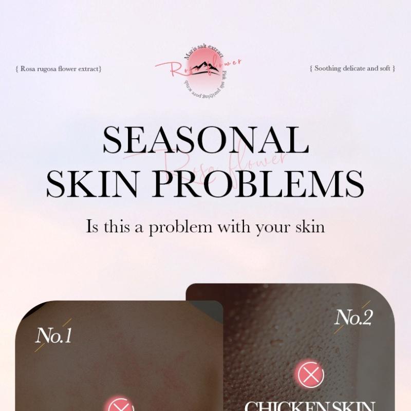 Himalayan Powder Salt Scrub SADOER Pore Cleansing Body Scrub