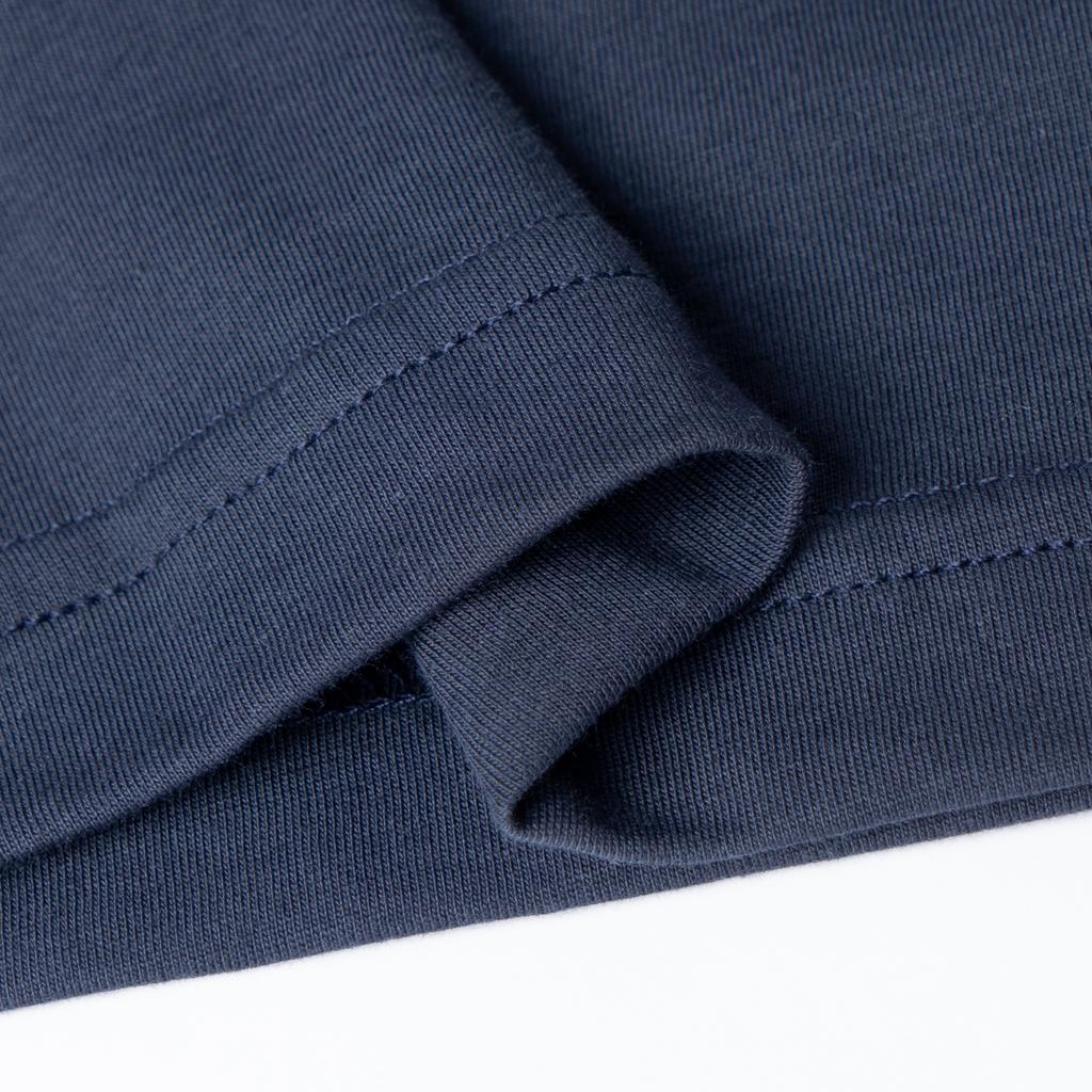 Emporio Armani EA7 Solid Color Button Straight Fit Short Sleeve Polo Shirt Men Polo Shirts Navy-Blue 8NPF09-PJNQZ-1578