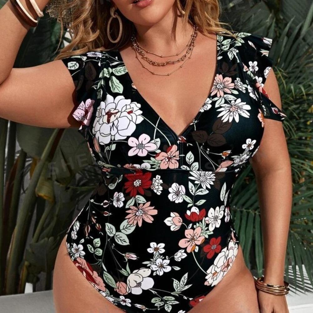 Kvinner Bikini Sexy Badedrakt med høy midje Strandbadetøy Sommerbadedrakt for kvinner