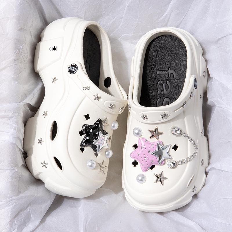 Women's Summer Height-Boosting EVA Non-Slip Closed Toe Slippers