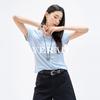 YERAD Women's Slimming Lyocell Linen Blend Short Sleeve T-Shirt