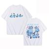 New Derpy Tiger Kpop Demon Hunters Print T Shirt Women Men Short Sleeve Tops Tees Summer Fashion Loose Casual T-shirt