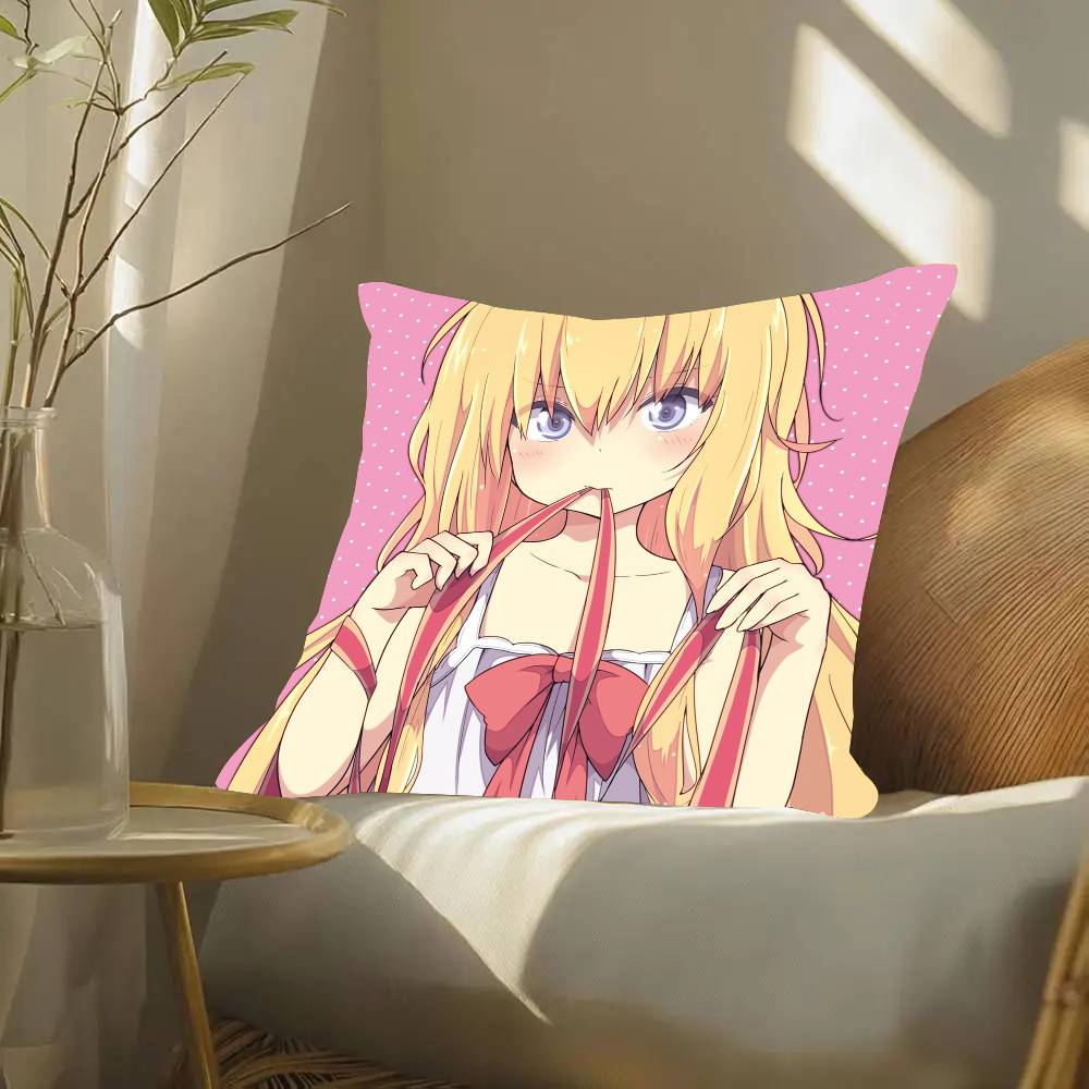 G-Gabriel Dropout Anime Pillow Case Fashion Square Pillowcase Bedroom Sofa Room Ins Decoration Leisure