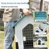 Large Outdoor Dog House with Sun Protection and Heat Insulation for Dogs Under 90 Jin, Suitable for Border Collies and Huskies