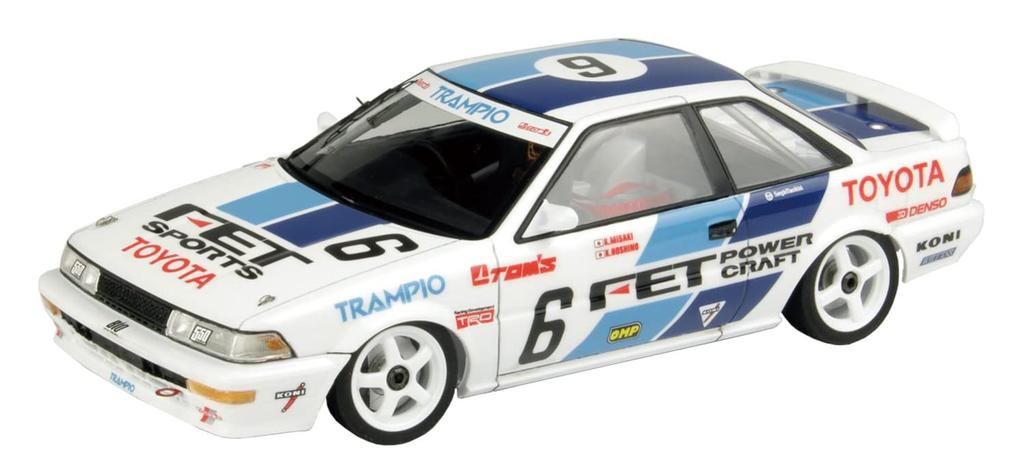 Rennserie Toyota Corolla Levin AE92 1989 JTC SUGO Plastikmodellbausatz PN24039 PLATZ/NuNu 1/24 (Geformte Farbe)