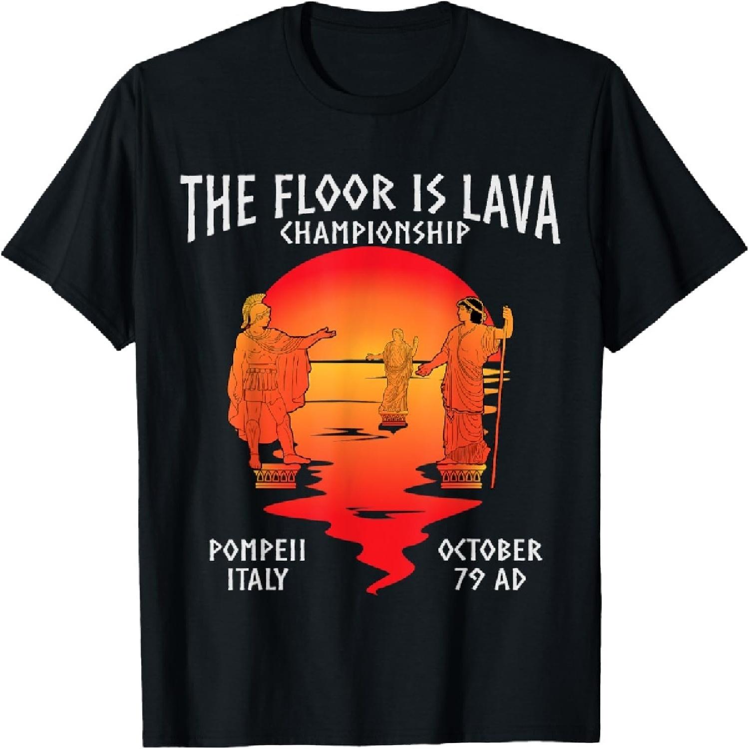 The Floor Is Lava Championship Pompeii T-Shirt S