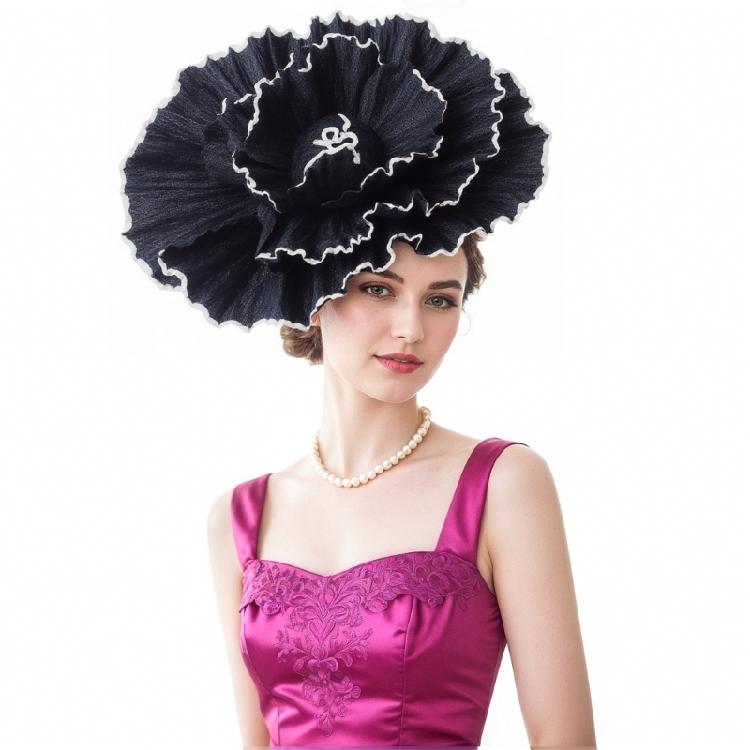 Luxurious Fabric Flower Crowns For Weddings Receptions Light Breathable Evening Wear