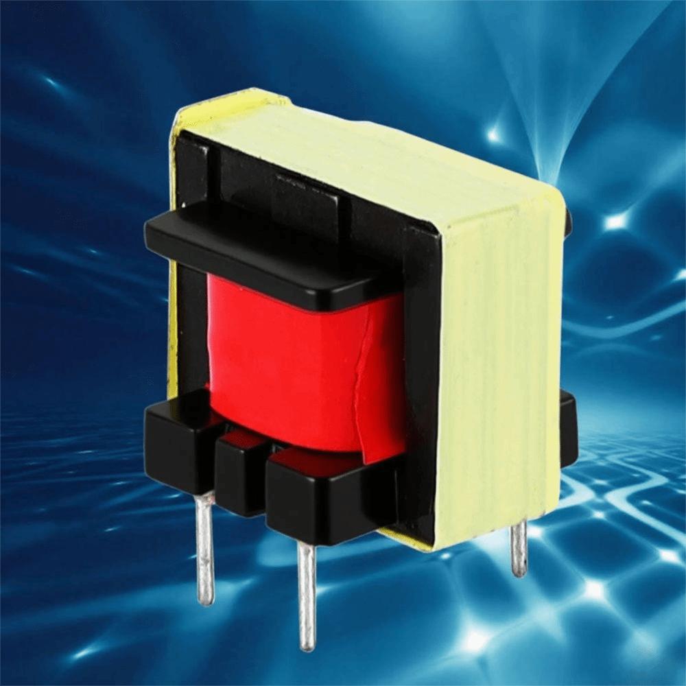 10PCS Low Noise 1300 : 8 Ohm Audio Transformer Audio Isolation Portable EE14 Transformer Power Output Transformer Power Output