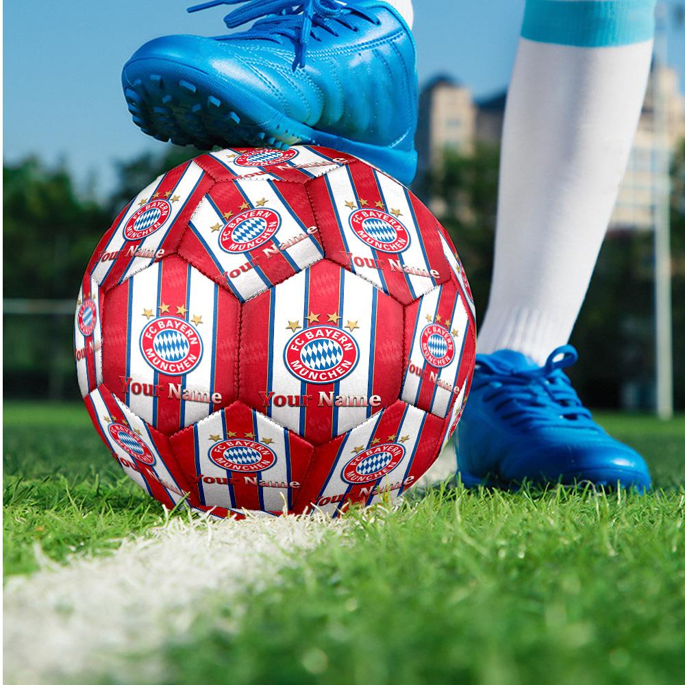 Bayern Monaco Taglia Moda 5 Pallone da Calcio Resistente all'Usura Antiscivolo Per Allenamento Sportivo Uso Ricreativo